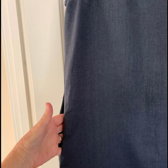 Japanese Style Linen Shift Dress. - Picture 6 of 8